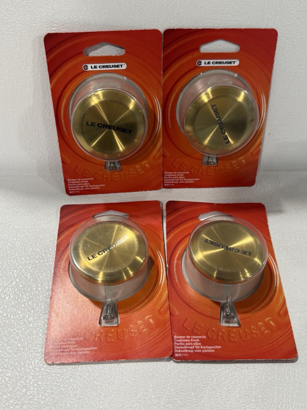 Le Creuset Gold Replacement Cookware Knob Lid Handle Stainless Steel 2.2″ F