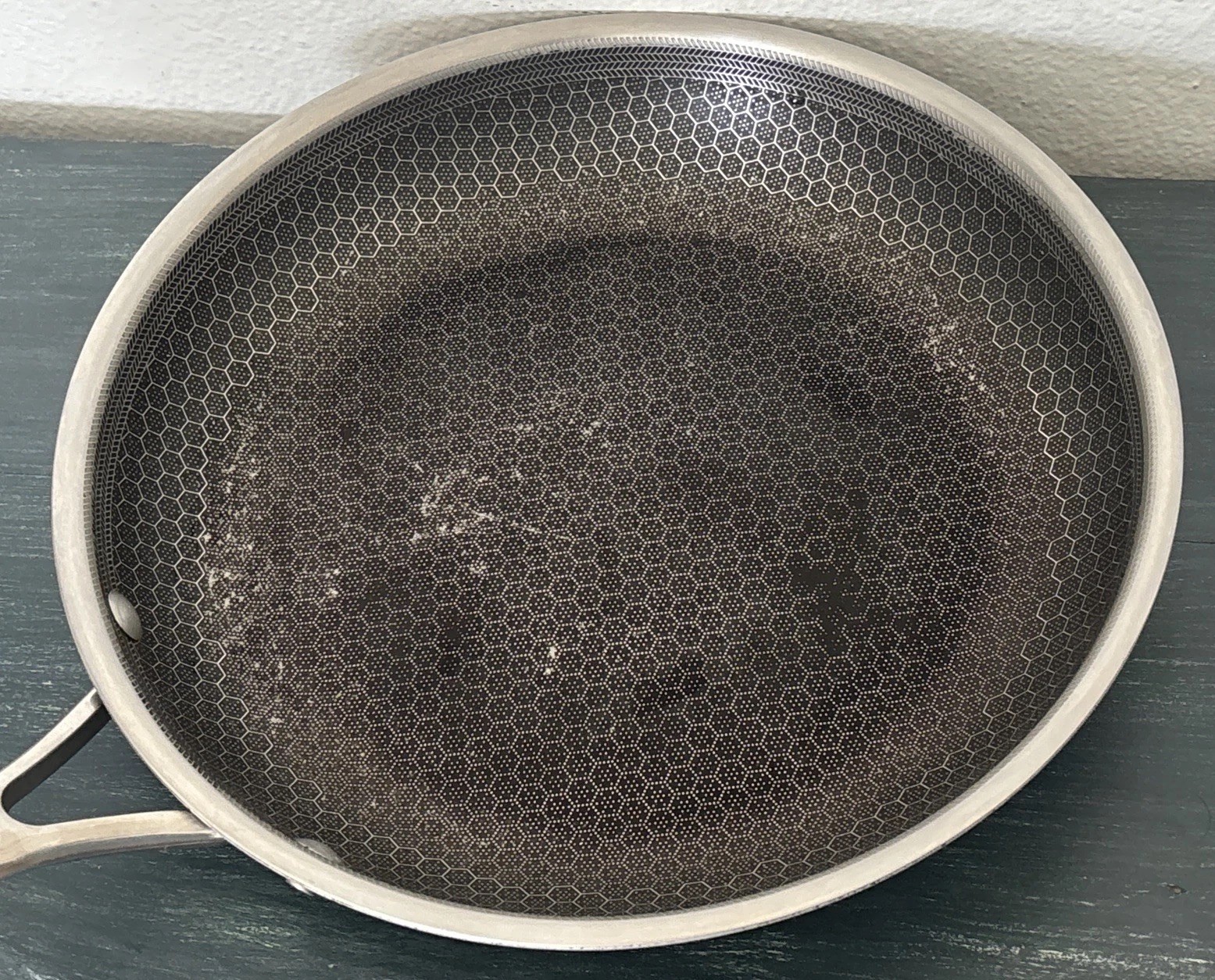 HEXCLAD 10″ Frying Pan Hybrid Stainless Steel Non-Stick Fry Pan ONLY NO Lid