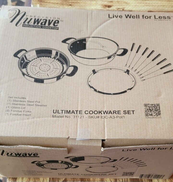 New in Open Box- Precision Nuwave Induction Cookware – Model No. 31121