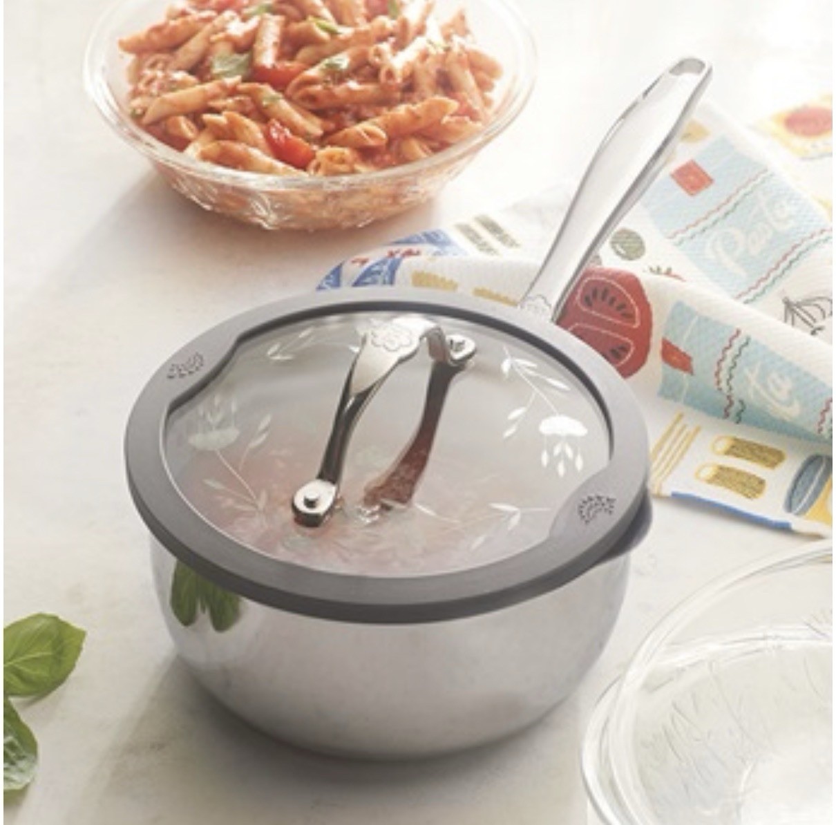 Princess Heritage® Signature 1.75-Qt. Nonstick Straining Saucepan 10614 $139.95