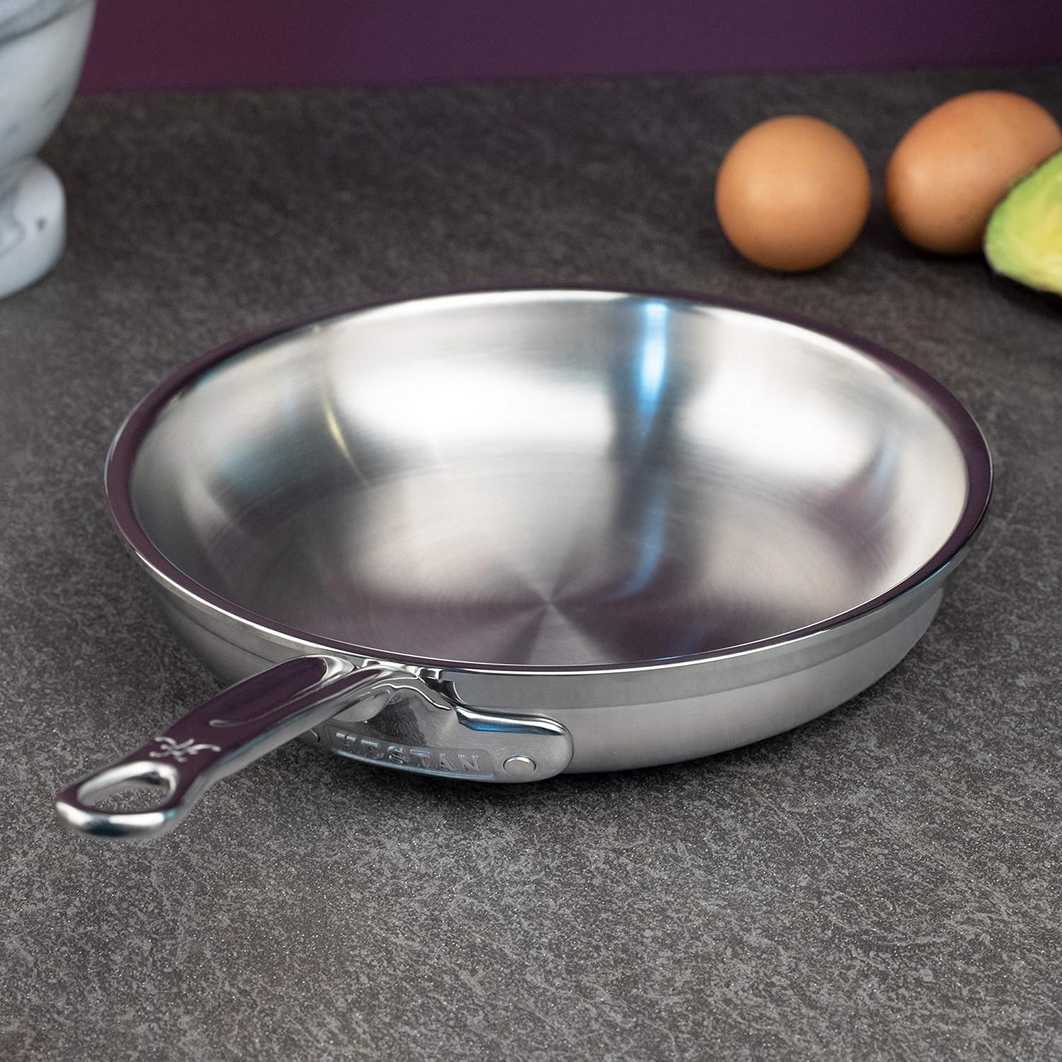 Probond 8.5-Inch Stainless Steel Frying Pan – Induction Ready Cookware