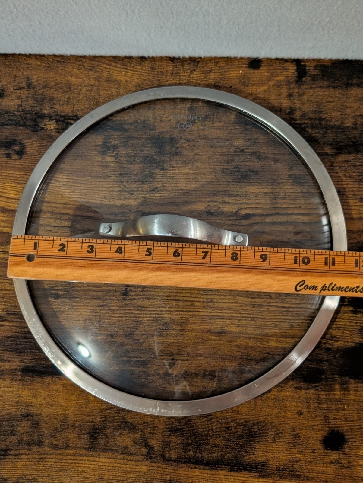 Calphalon Cookware Replacement Glass Lid 11 3/4” OD 11” Inside Diameter