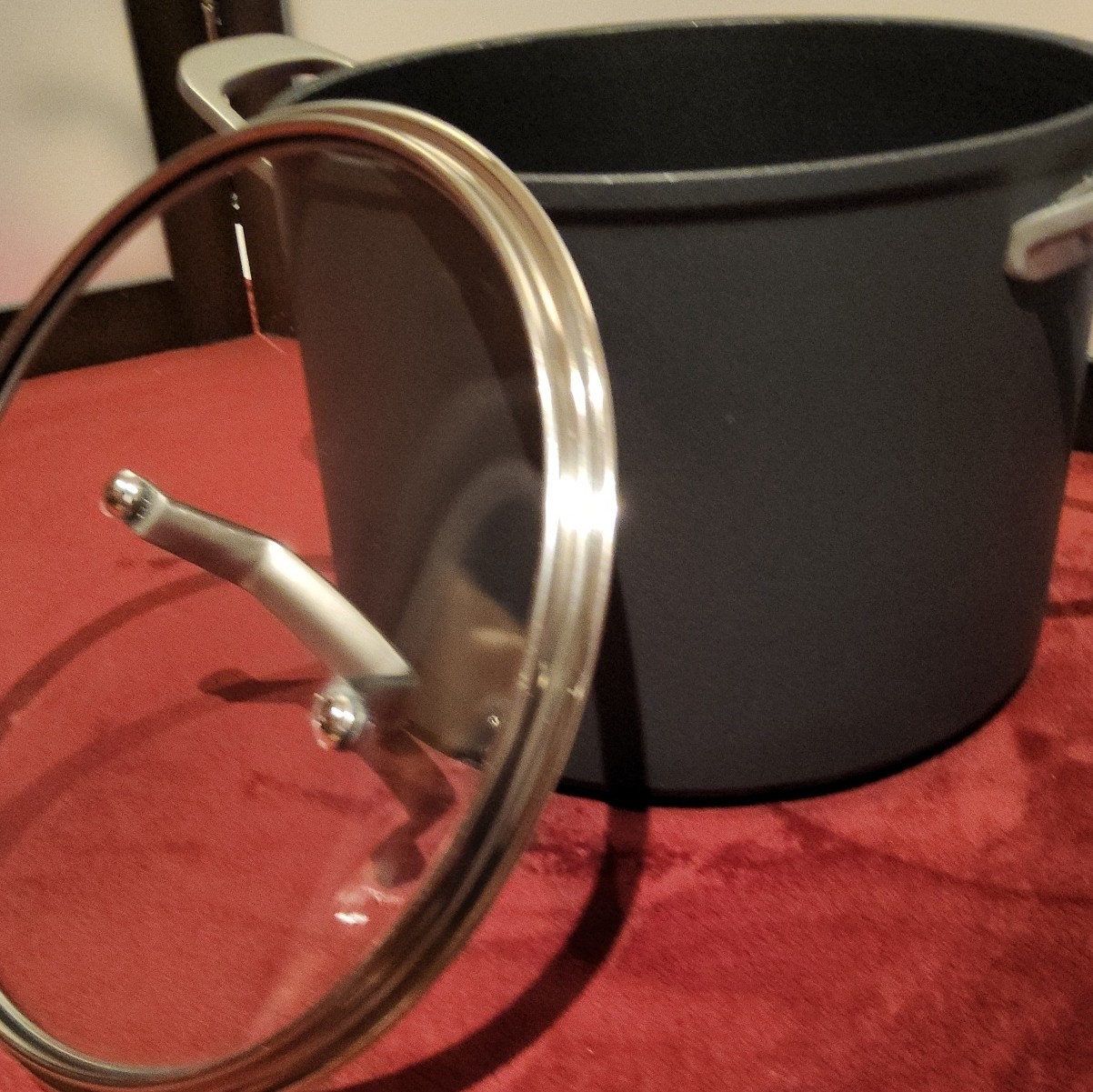 Ninja Foodi NeverStick 6.5 Qt Nonstick Stockpot w/ Glass Lid, Induction