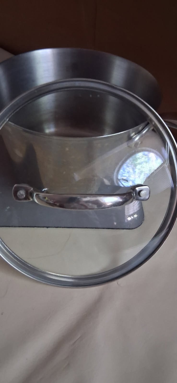 KitchenAid 5-Ply Full Cap Copper Base 31/2qt. Induction Compatible Saucepan/lid