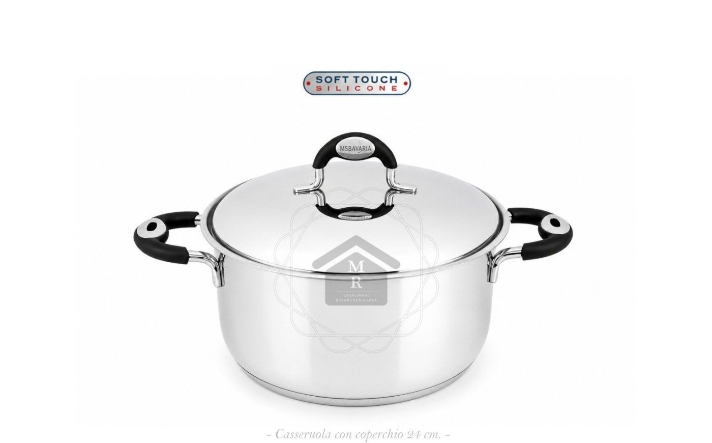 19 Piece 18/10 Stainless Steel Bio Line Induction Bottom MSBavaria Cookware Battery