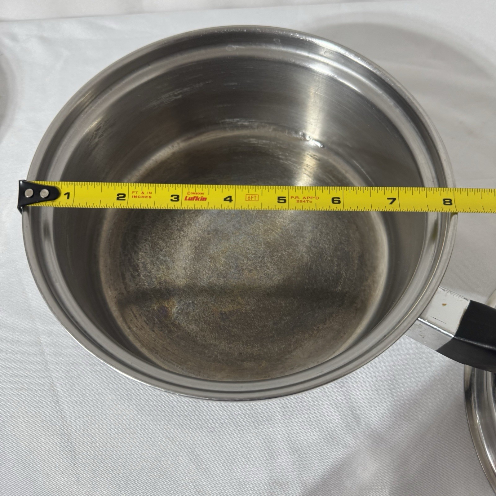 Saladmaster T304S Stainless Steel Sauce Pan Pot 1.5 Qt. w/ Vapor Vent Lid