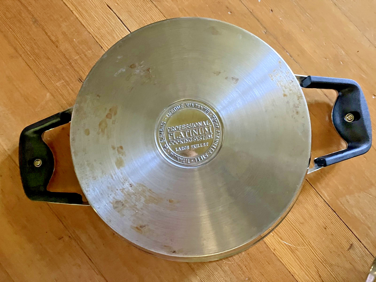 Professional Platinum cookware system large skillet sauté with cover, Nice!!!
