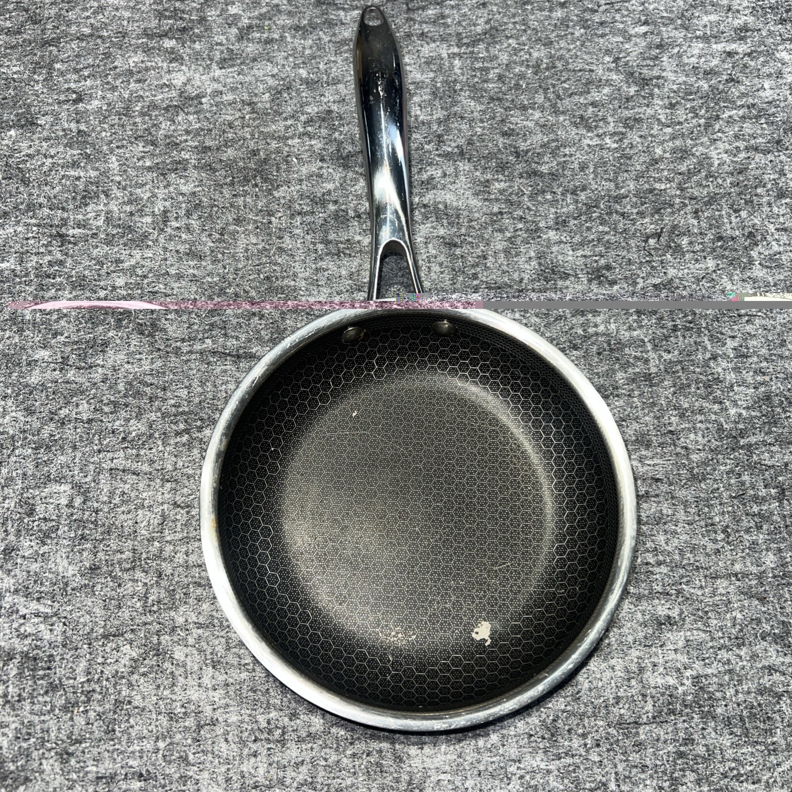 HEXCLAD 8″ Fry Pan Hybrid Stainless Steel Non-Stick Frying Pan No Lid
