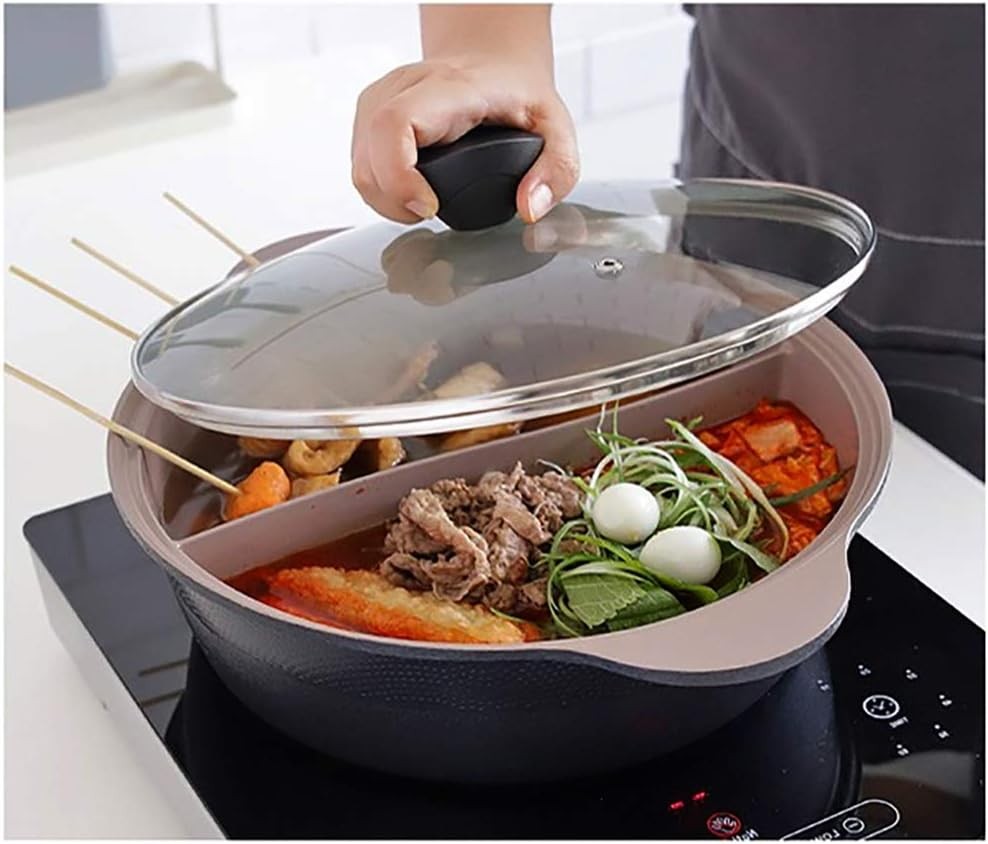IH Shabu Shabu 28 cm Double Coated Ceric Sto Pot