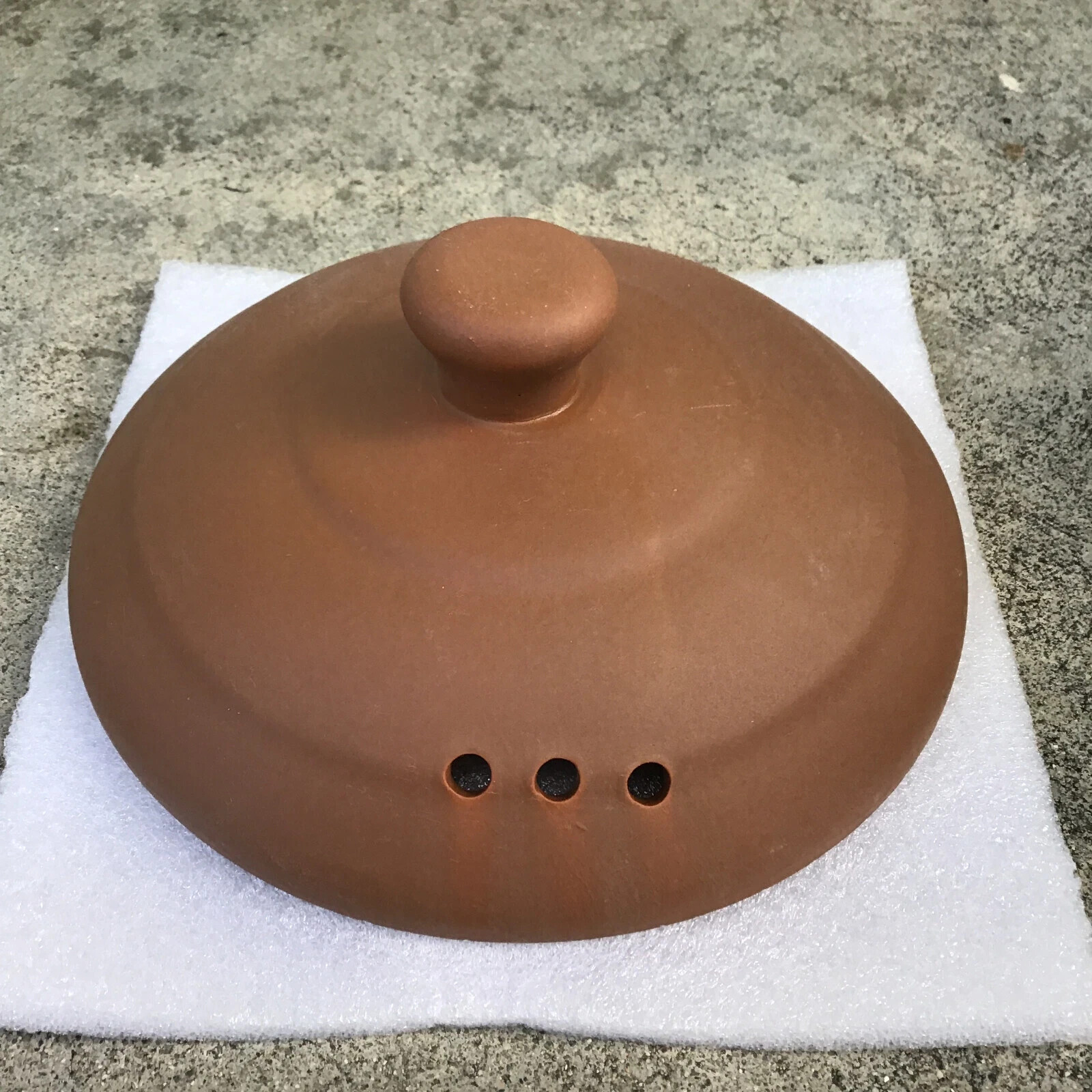 NEW Home Essentials 1.79 QT Brown Clay Pot Cookware For Gas Wood Oven Stoves