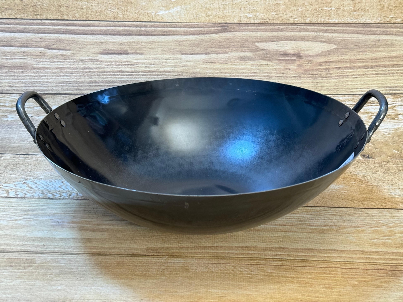 Yamada 36 cm Iron punched two-handed wok thickness 1.2 mm ATY9336