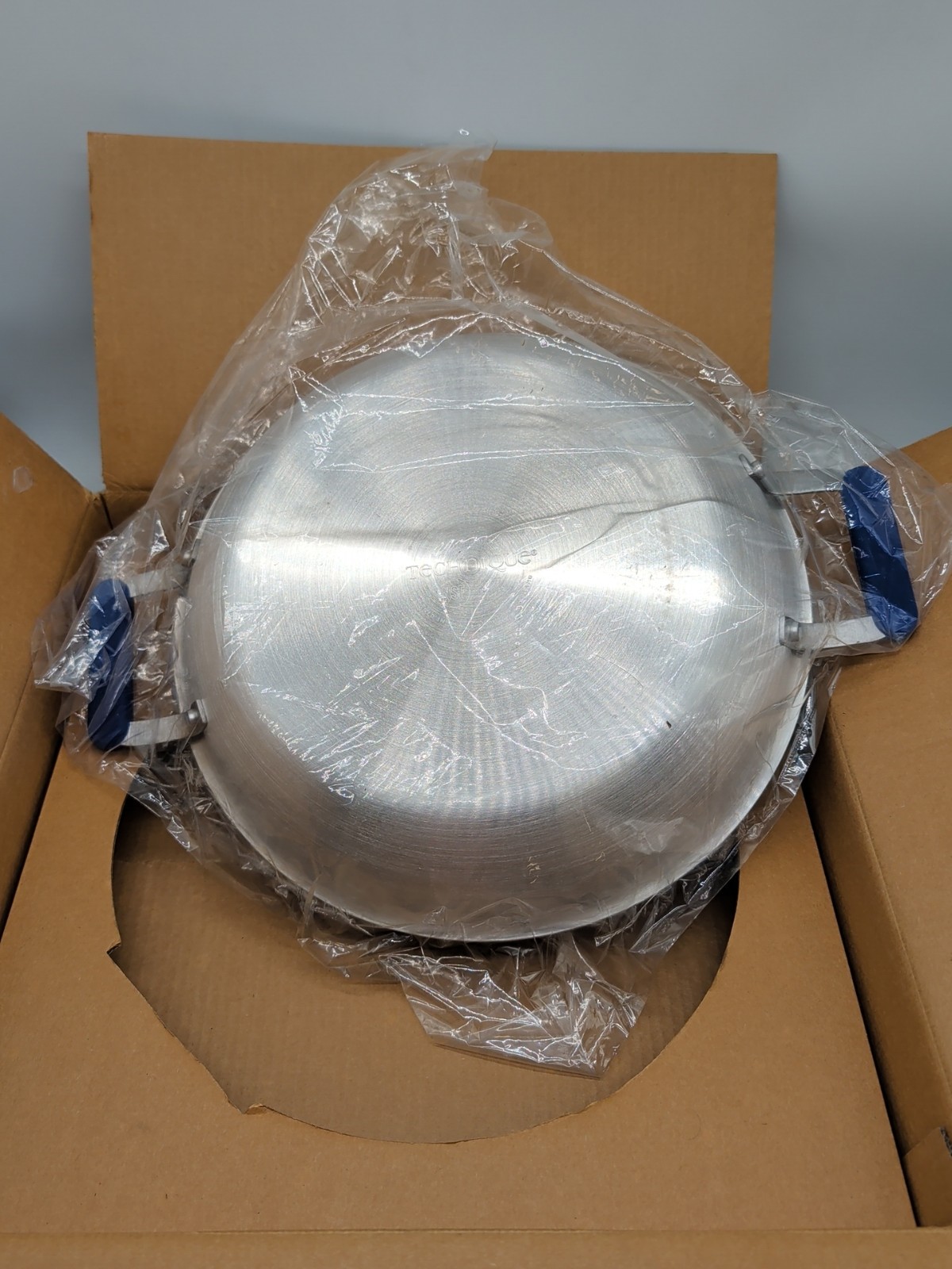 NOS Technique Large 14″ Commercial Aluminum Pan Double Handle