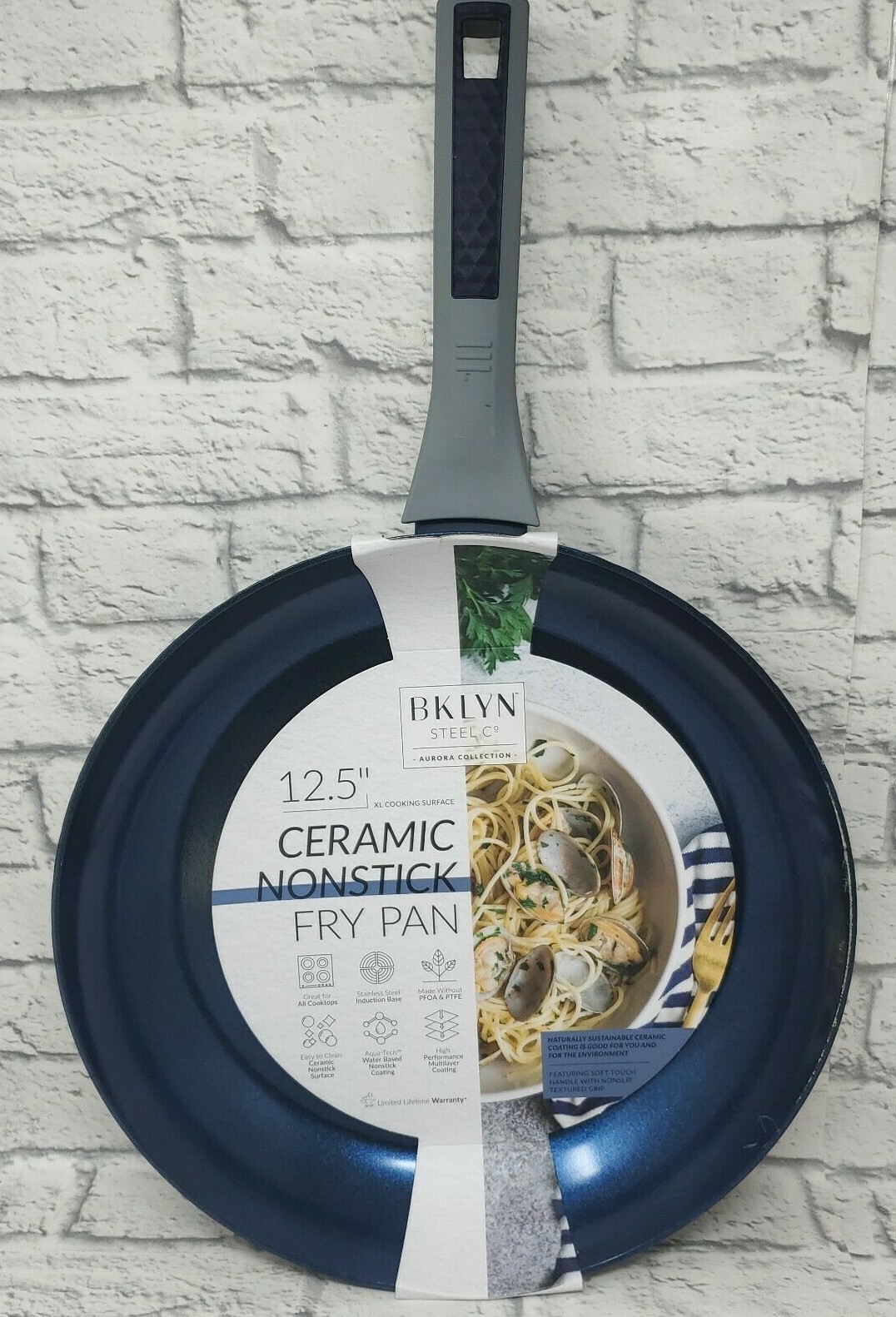 Brooklyn Steel Co. Cookware Aurora 12.5″ Aluminum Iridescent Hammered Frypan