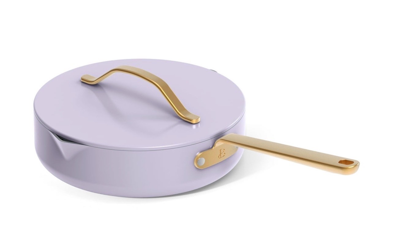 Beautiful 12pcs Ceramic Non-Stick Cookware Set, Pots and Pans by Drew Barrymore
