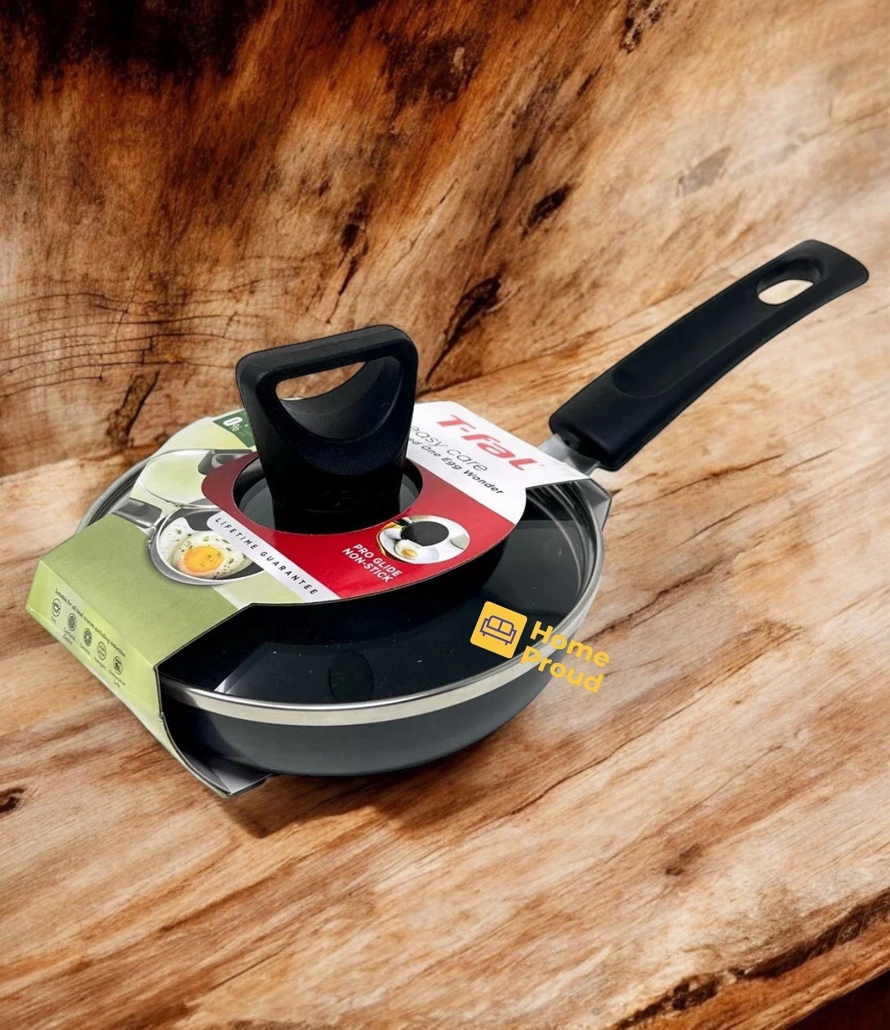 Small Frying Pan Tfal Nonstick 5 Inch With Lid Covered One Egg Wonder Black New