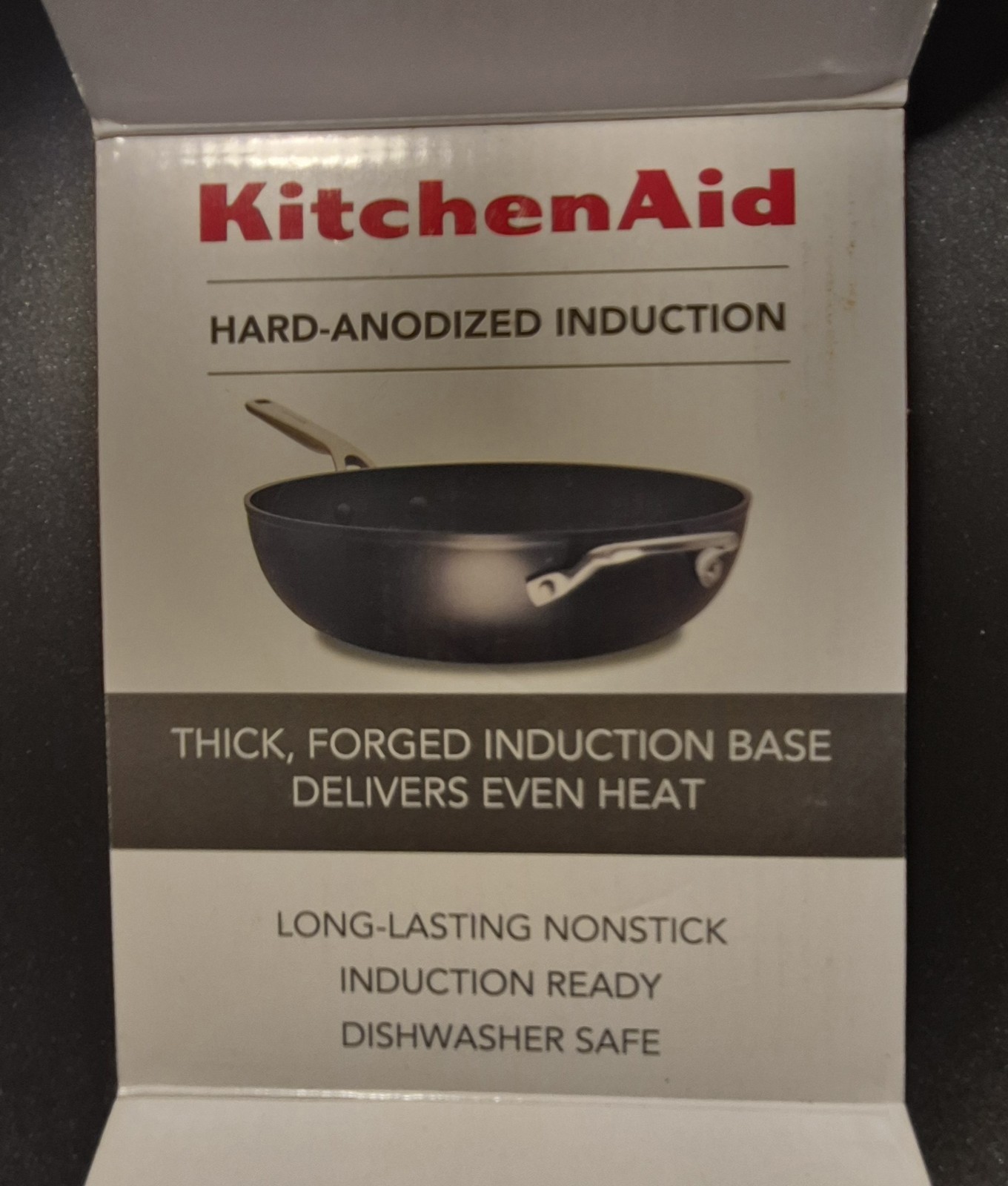 KitchenAid Hard-Anodized Aluminium 12.25″ Induction Non-stick Wok BRAND NEW