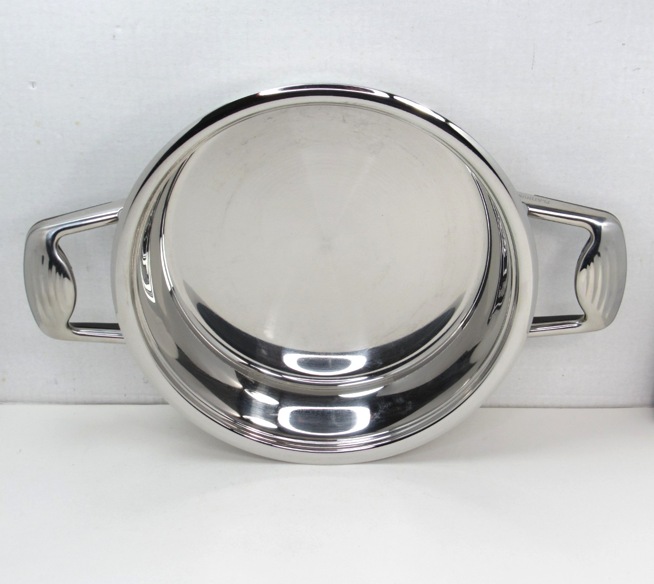 Platinum Professional Cookware Large Skillet Sauté Pan Titanium T304S + Lid