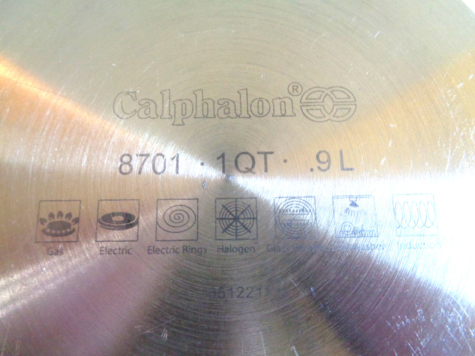 Calphalon Kitchen Essentials 1Qt Stainless Steel Saucepan 8701 No Lid