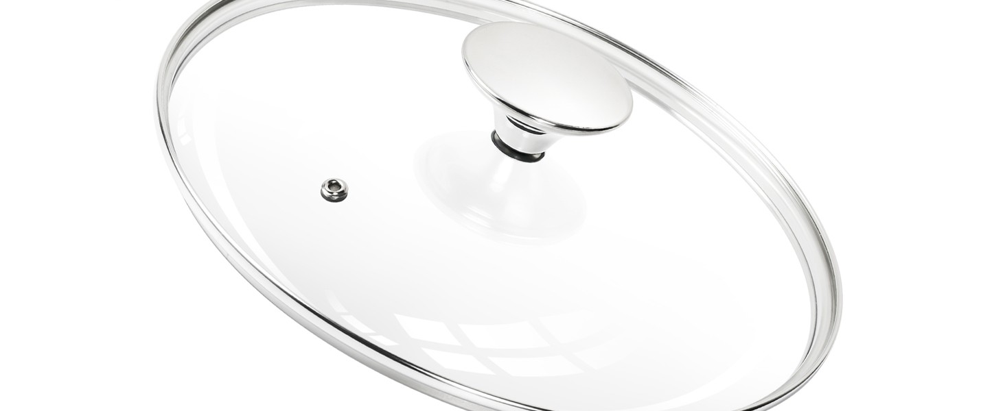 Ceramic Frying Pan – 10 Inch Frying Pan Nonstick with Lid, Non-Toxic Skillet