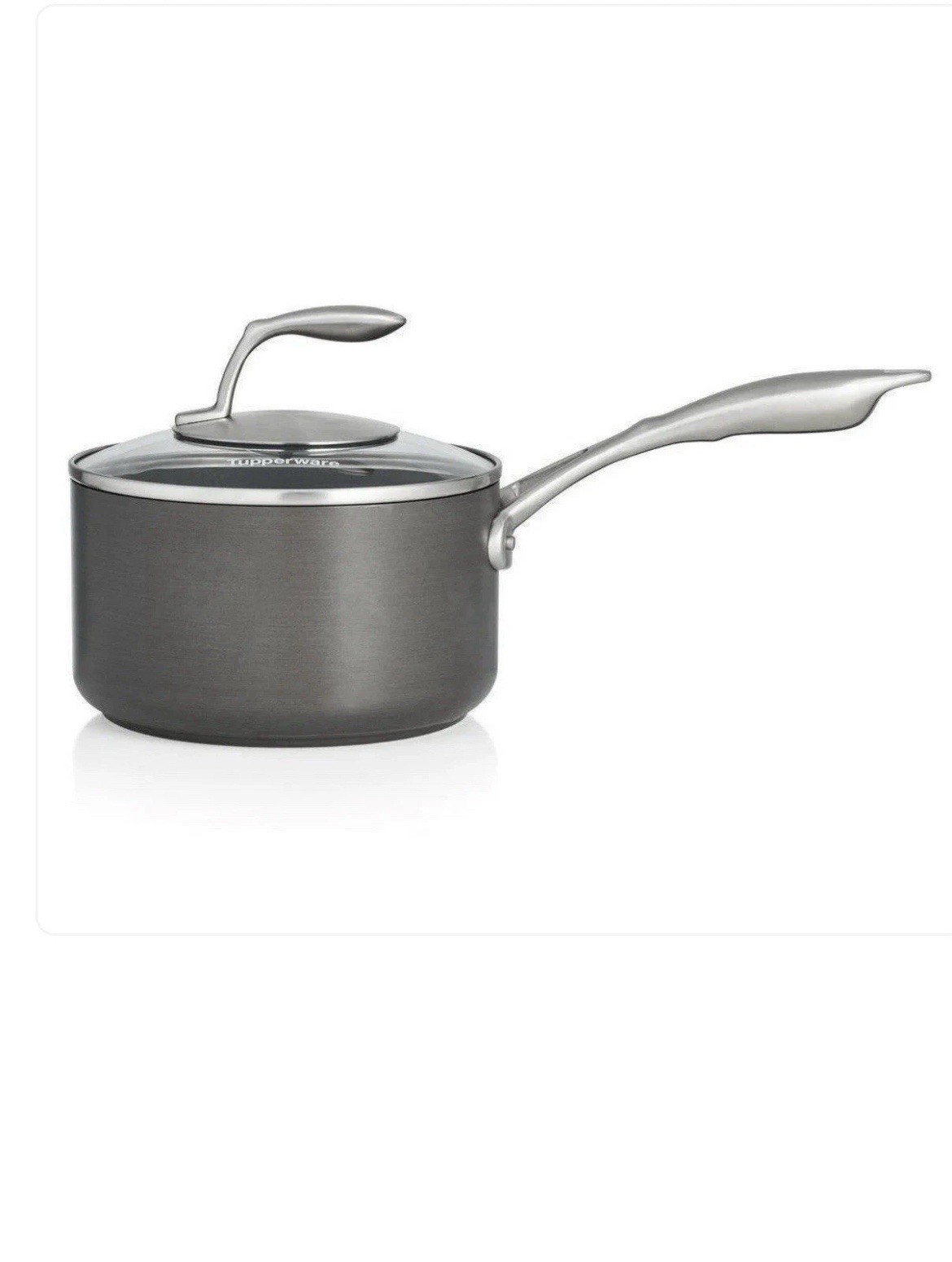 BRAND NEW TUPPERWARE CHEF SERIES II COOKWARE NON STICK 2.6 Qt W/glass Cover
