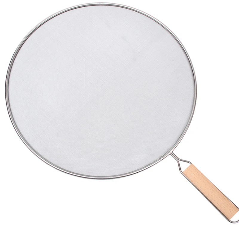 Stainless Steel Splatter Screen Frying Pan Guard – Anti Oil Splash Grease Screen