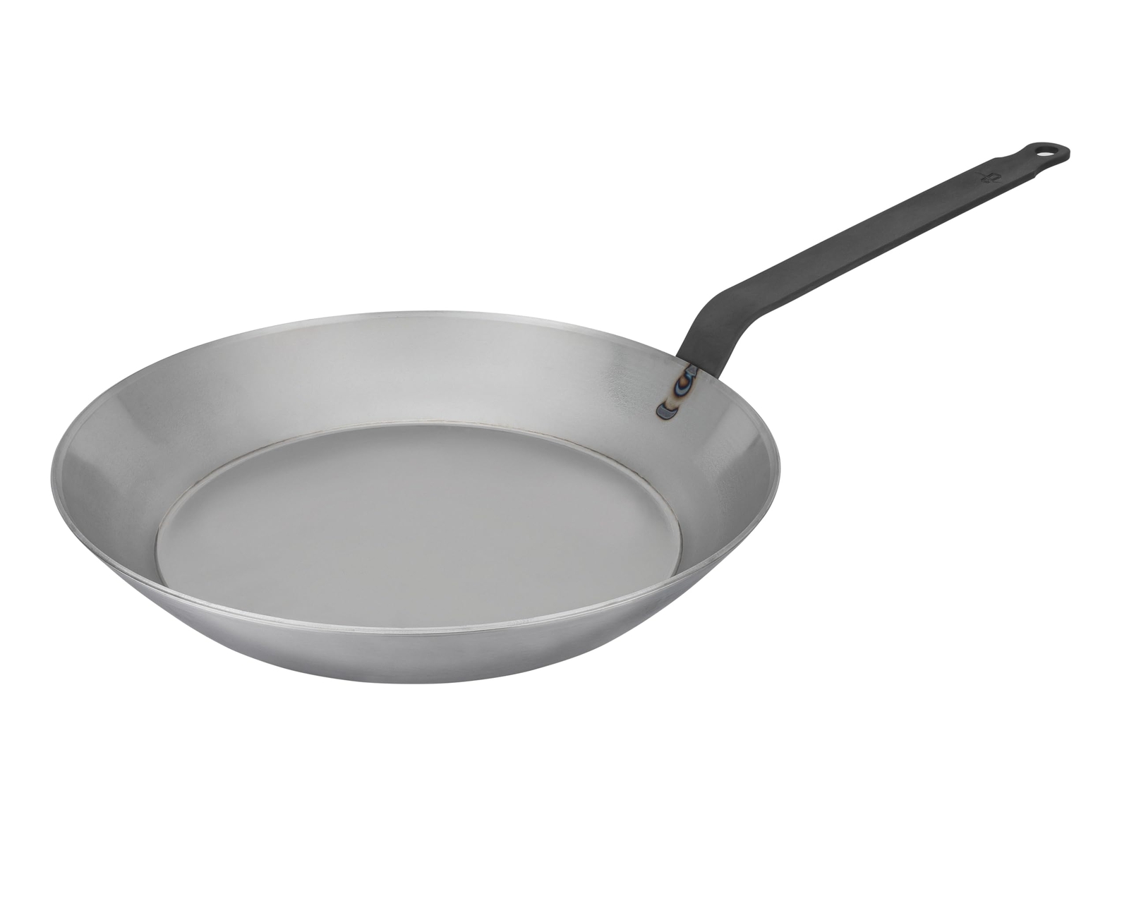 9.5 Inch Steel Gray Saute Fry Pan Uncoated Nonstick Made in France