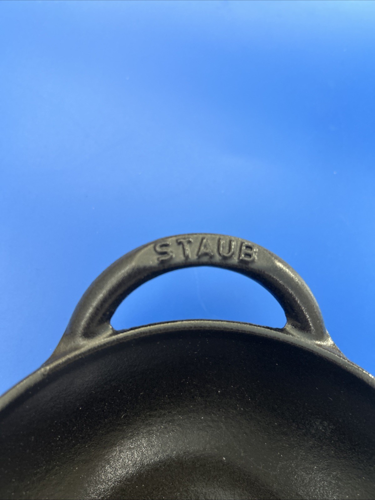 Staub Cast Iron 6.5-inch, Baby Wok, Black Matte