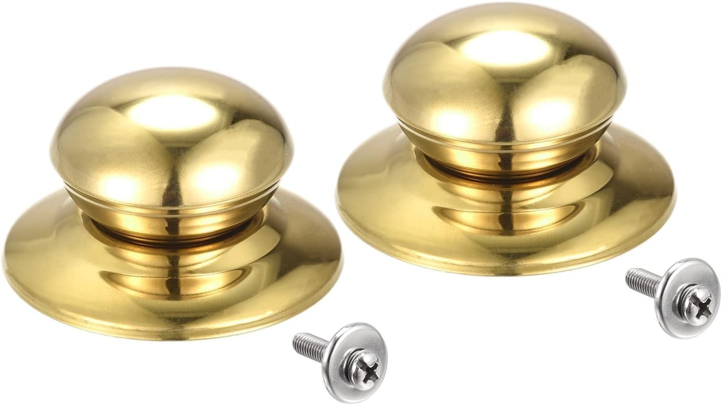 MECCANIXITY Universal Pot Lid Knob,Stainless Steel Replacement Knob 41 x 24mm