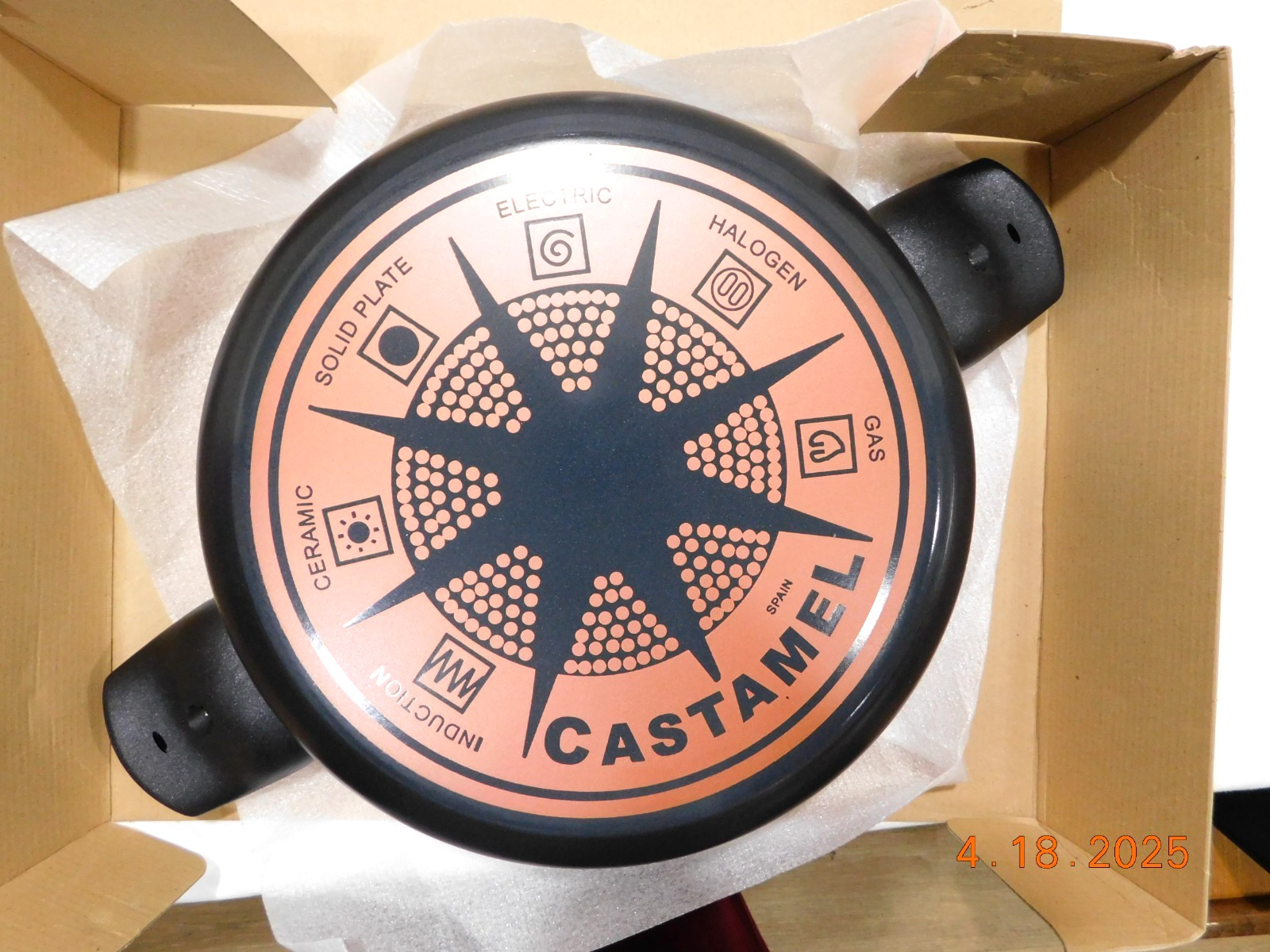 NEW IN BOX CASTAMEL MEGAWARE 11.5″ Covered Casserole Cookware Spain