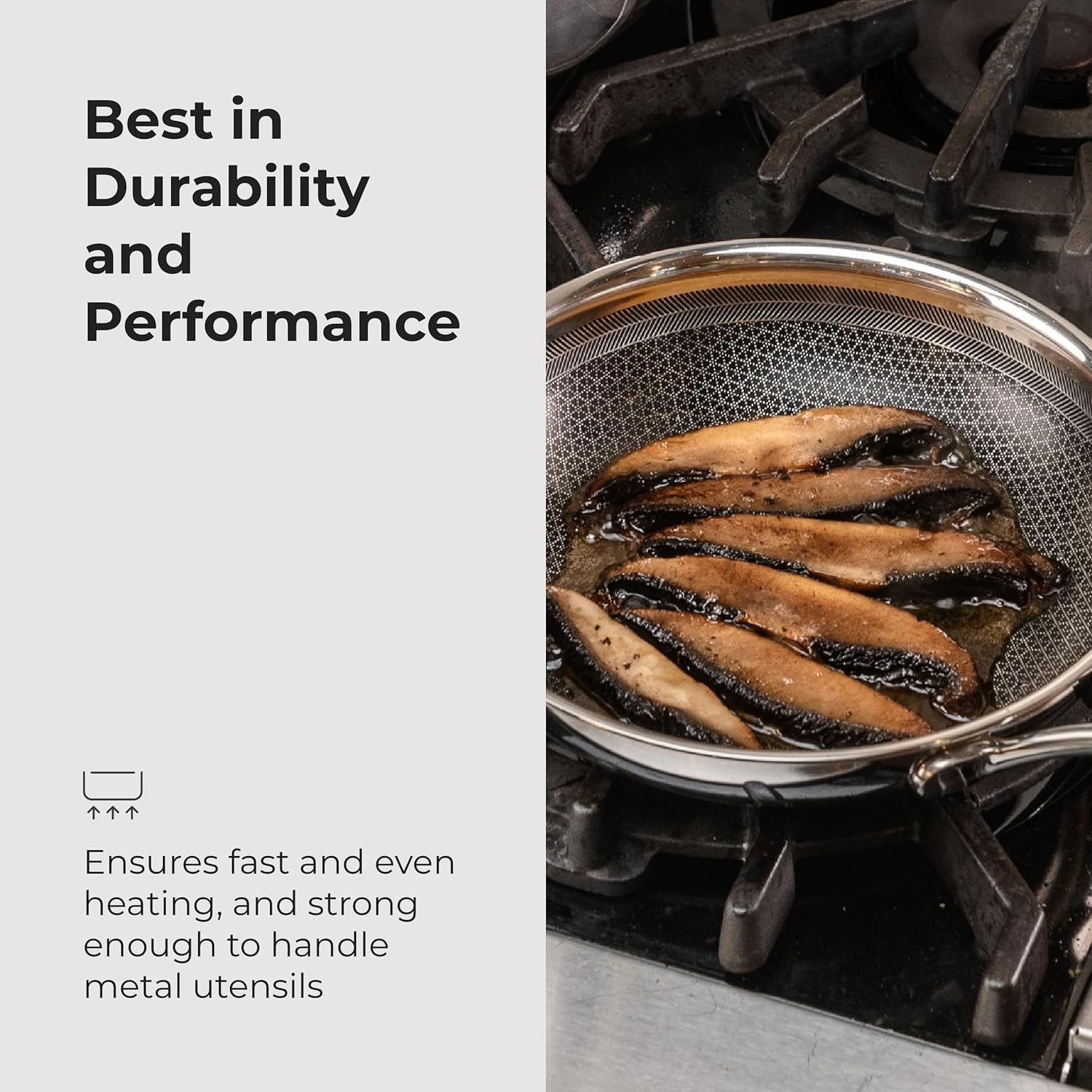 Black Cube 11-Inch Fry Pan with Quick Release for Effortless Cooking