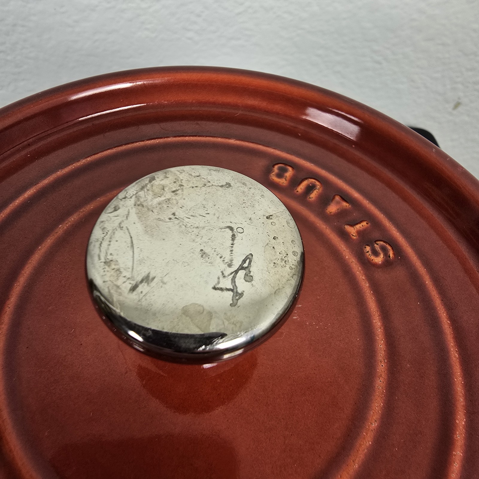 Staub France 18 cm, 3 Qt Rouge Red Enameled Cast Iron Saucepan Integrated Handle