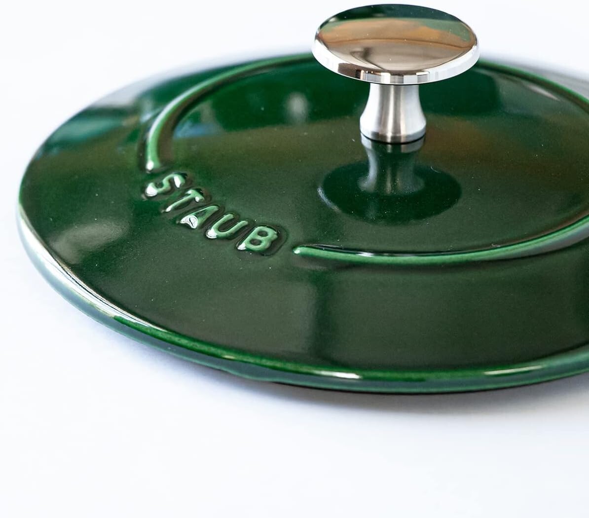 STAUB Enameled Cast Iron La Cocotte de Gohan M basil green 16cm New