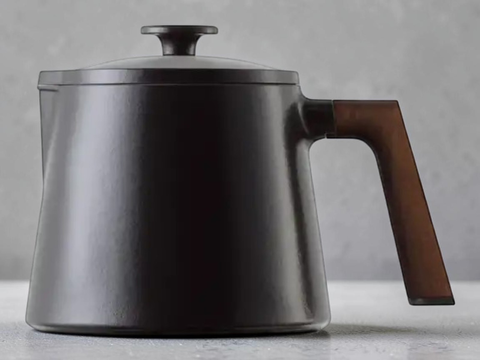Vermicular Soup Pot SP01-BK 1.9L Cast Iron Enamel Matte Black Japan