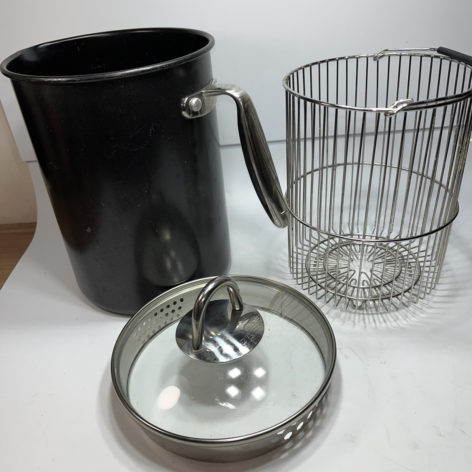 COOK’S COMPANION 12 CUP VERTICAL POT with UTILITY BASKET Asparagus Steamer