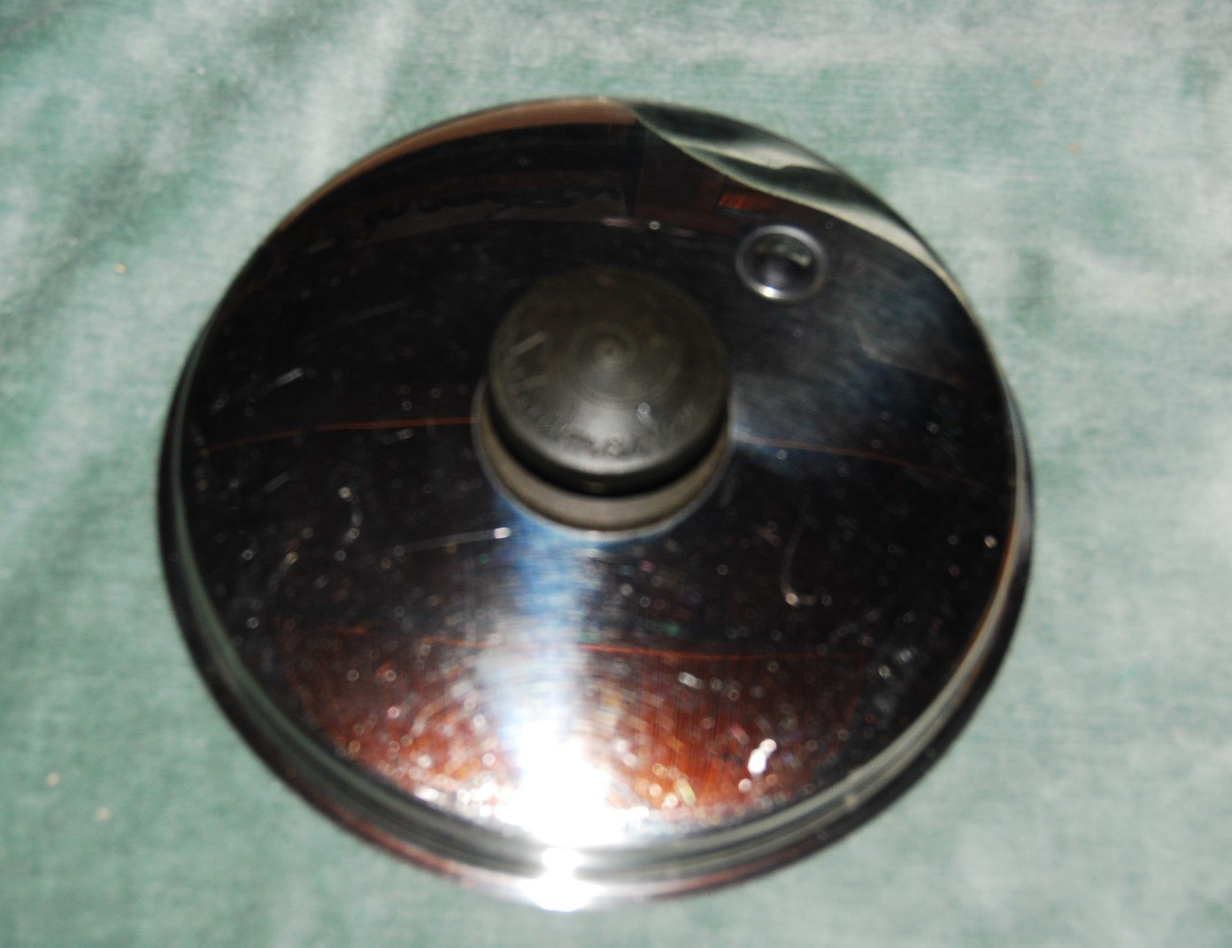 Vintage Salad Master Stainless Steel 7-5/8″ Vented Replacement Vapo Lid – Only