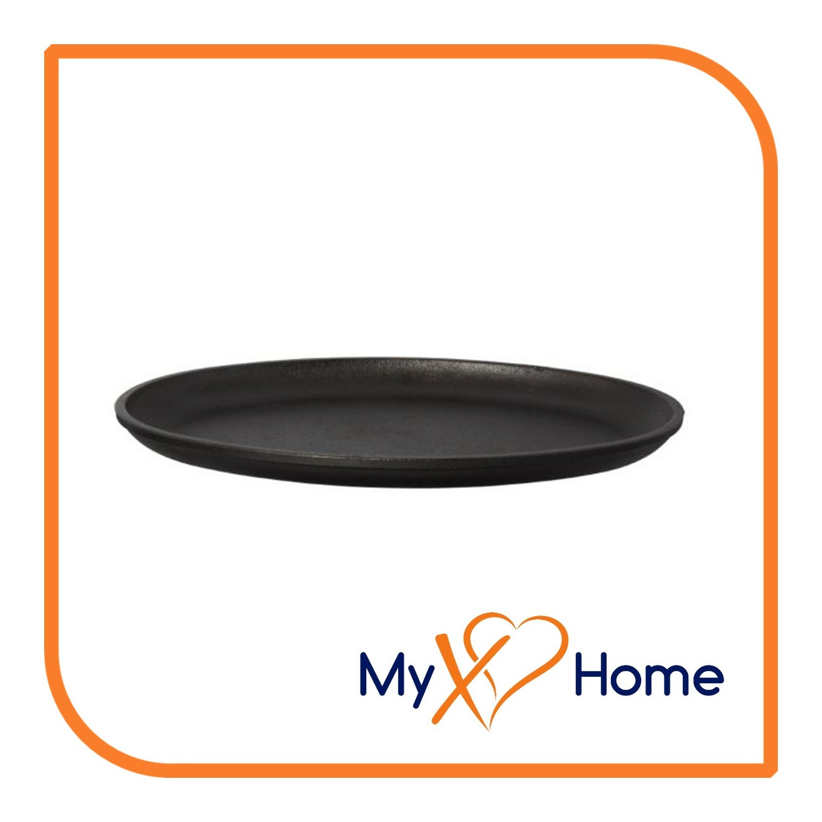 9″ Pre-Seasoned Cast Iron Fajita Skillet (1 Skillet) by MyXOHome
