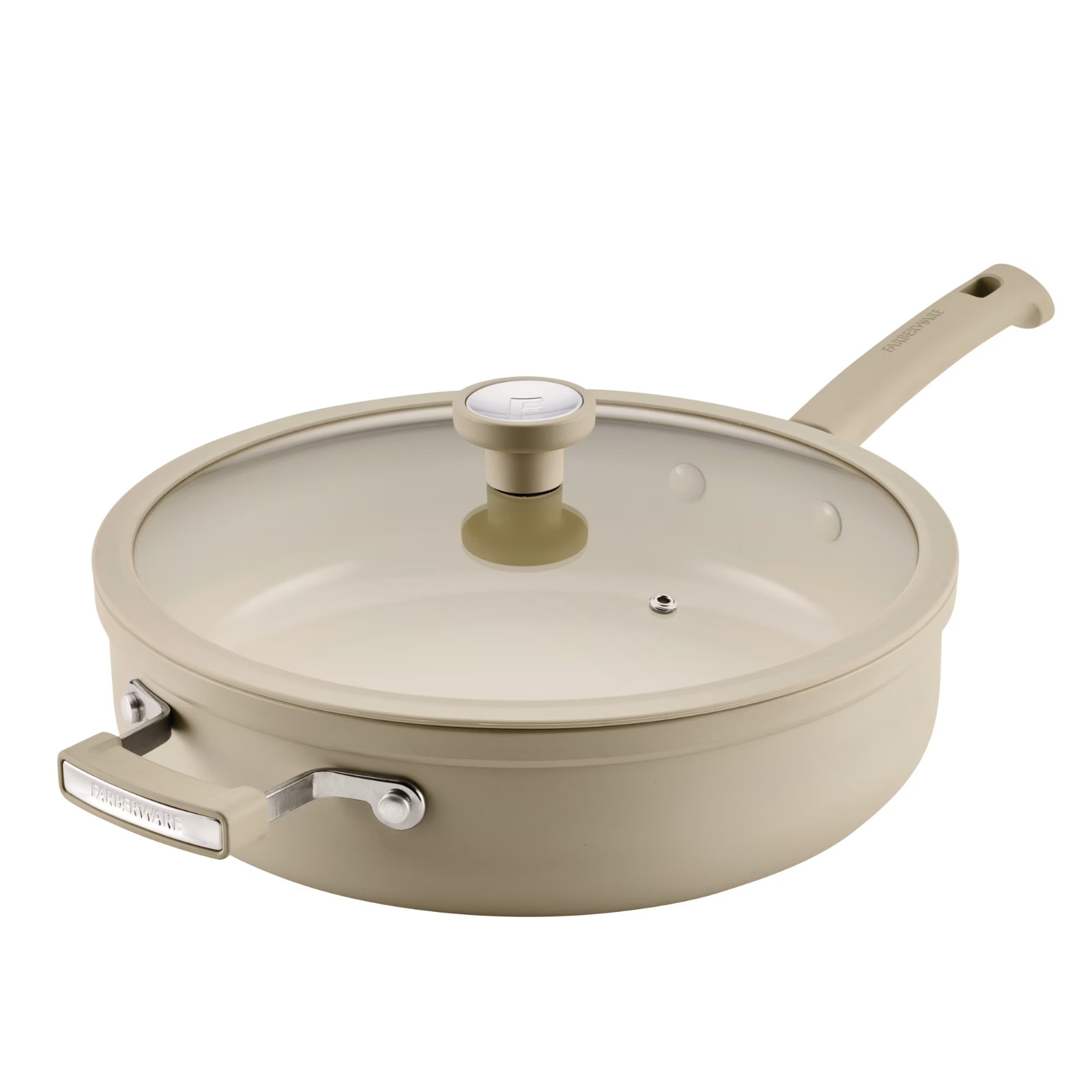 Farberware TrueCook 6-Qt Ceramic Jumbo Cooker, Dishwasher & Oven Safe