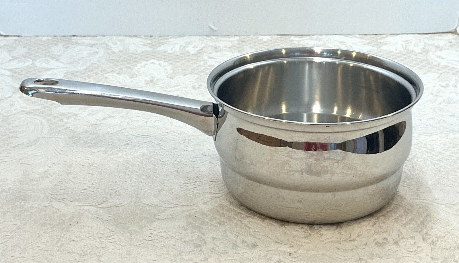 Vintage Belgique Tools Of The Trade Stainless Steel 2 Quart Double Boiler Pan