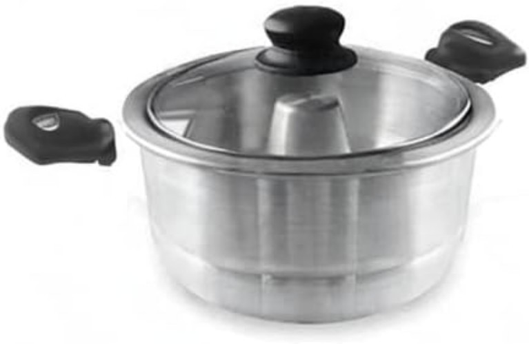 Aluminum Flan Mold Double Boiler with Glass Lid 1.6 Liter – Includes Aluminum…