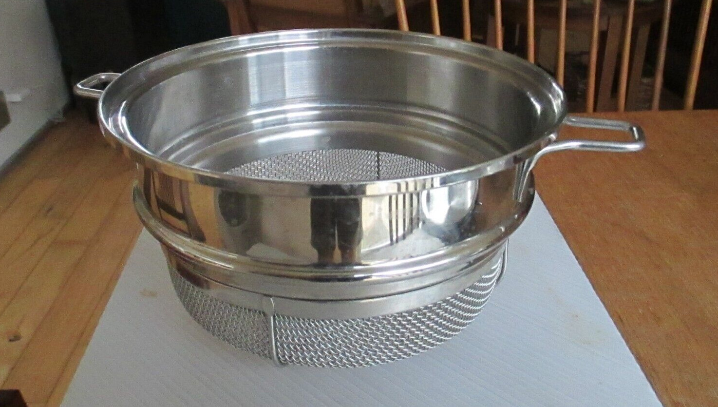 SALADMASTER FRY BASKET MESH STEAMER INSERT 316 STAINLESS STEEL