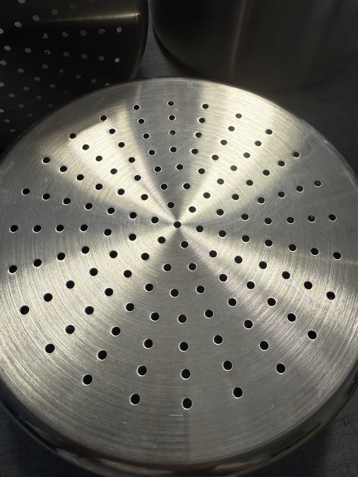 All-Clad Stainless Steel Multi Pot 4 Piece Pasta Strainers Steamer Metal
