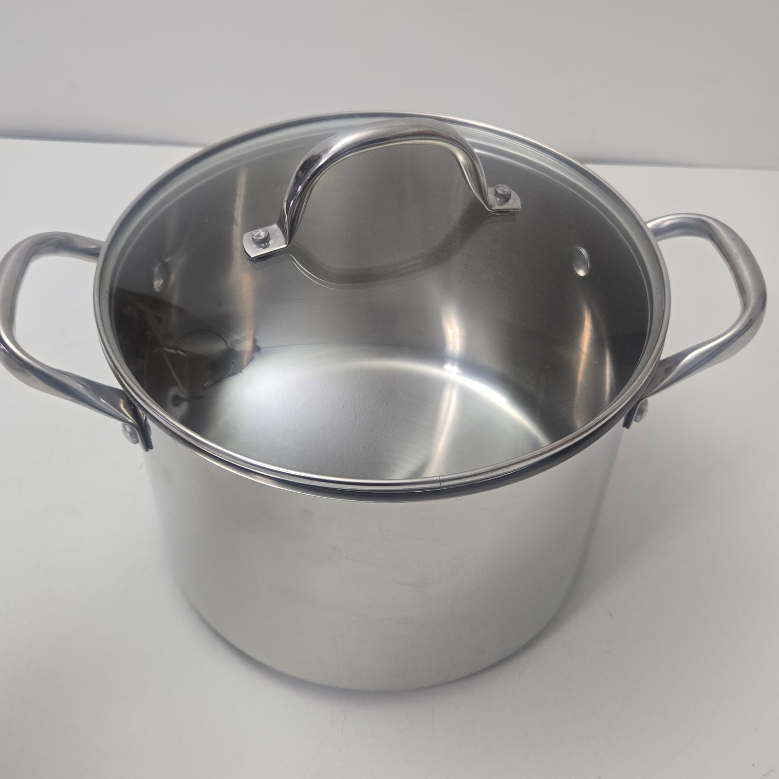Wolfgang Puck Cafe Collection 8 Quart Stock Pot And Lid Stainless Steel