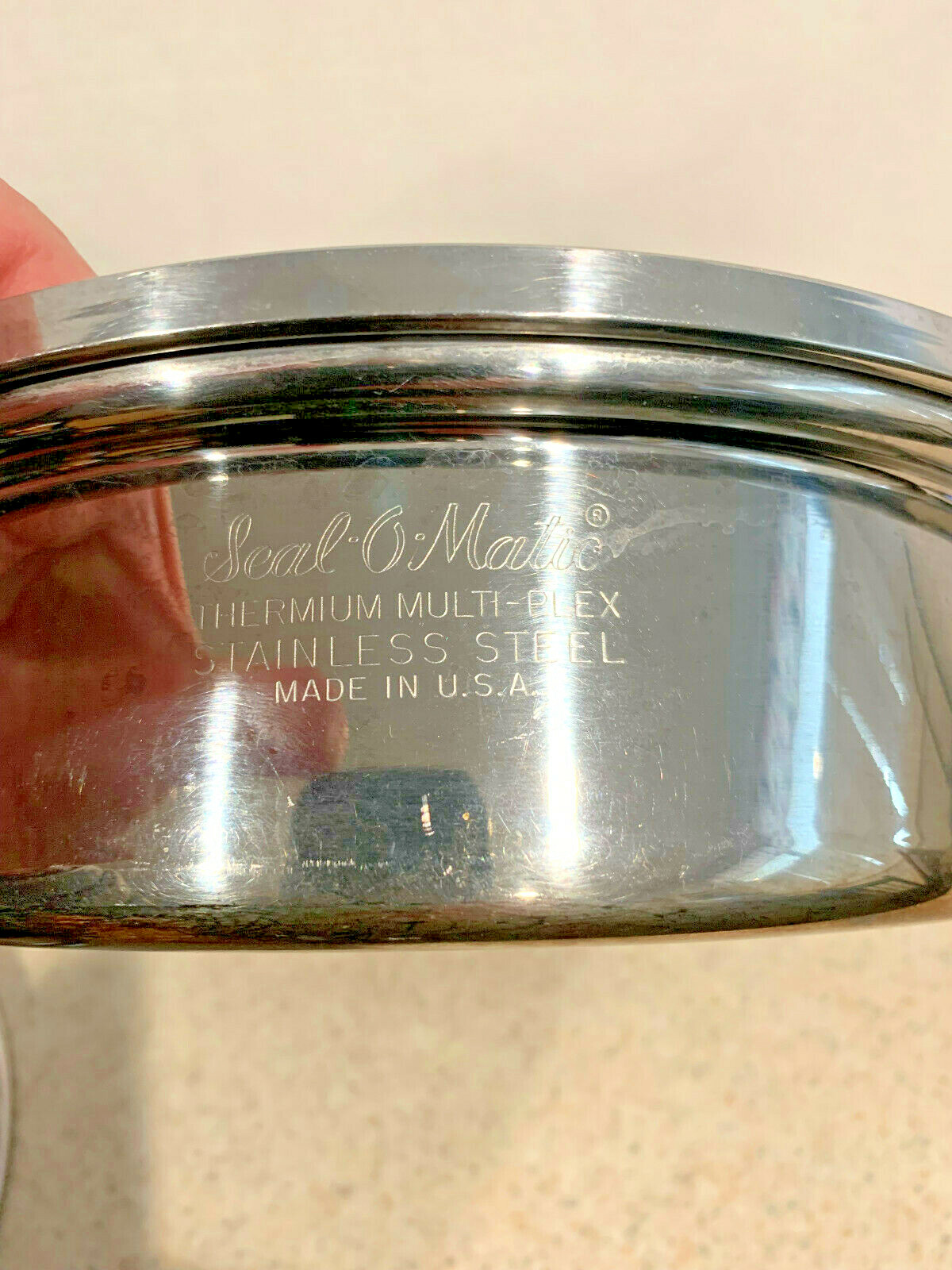 😎 Seal-O-Matic Thermium Multi-Plex Stainless Steel 1 Quart Sauce Pan W/ Lid