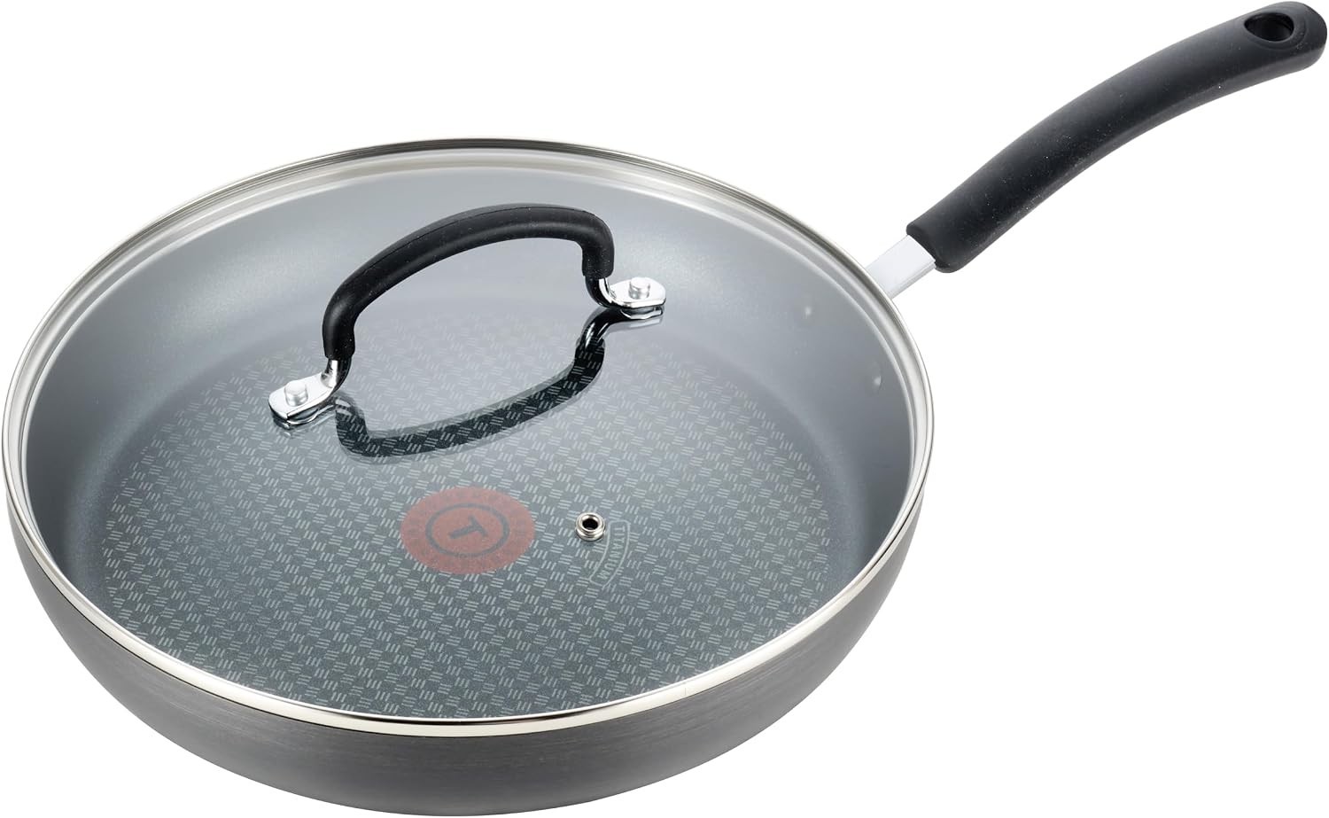 Ultimate Hard Anodized Nonstick Fry Pan W/ Lid 12 Inch Oven Broiler Safe 400F