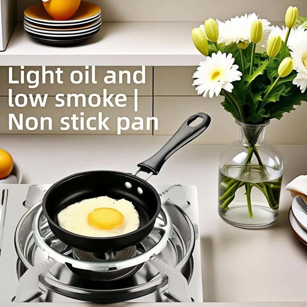 Nonstick Frying Pan 5 Inch (12.7cm) Round Egg Pan One Egg Fry Pan Egg Pancake