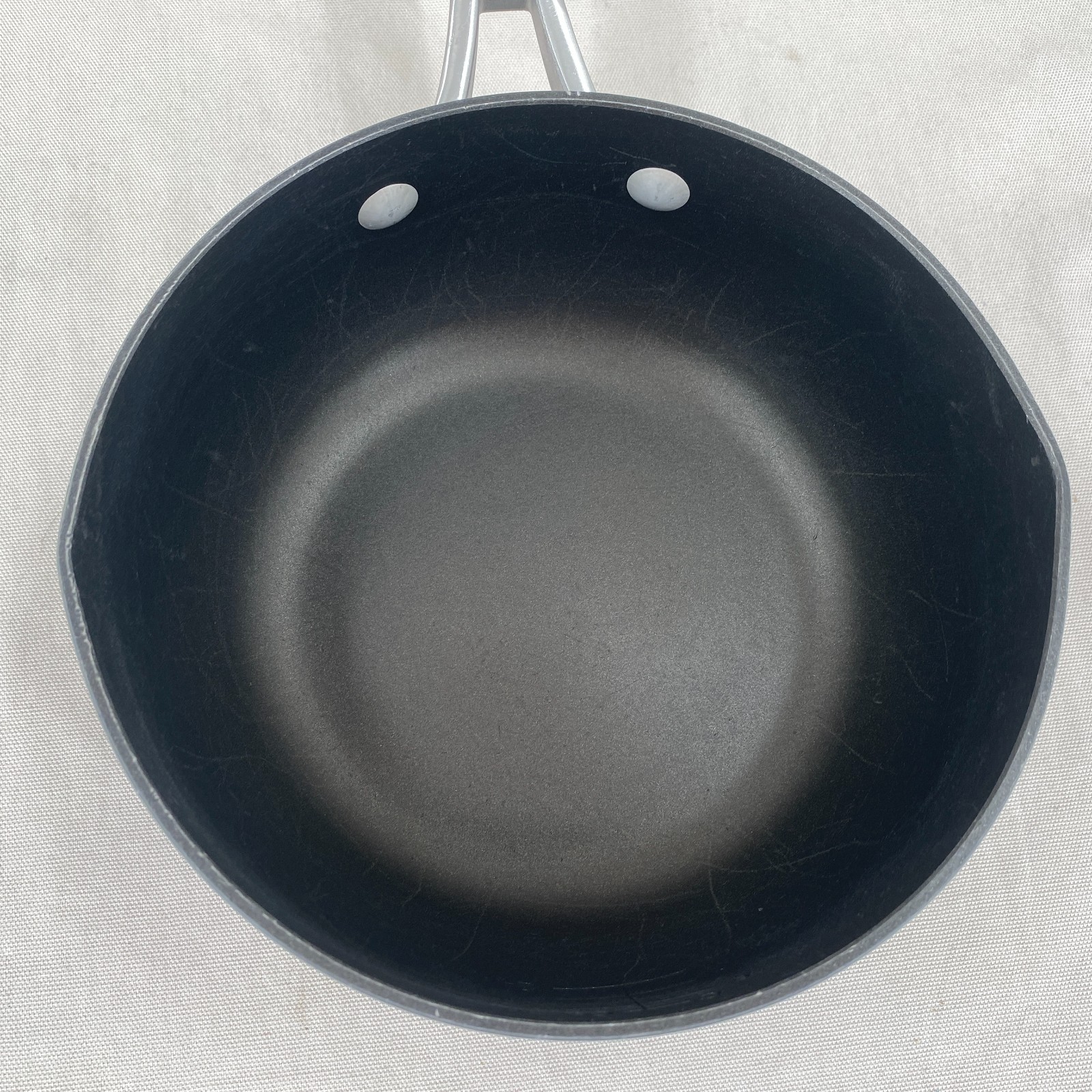 Calphalon Classic Nonstick 2 qt Sauce Pan Black Anodized Aluminum NO Lid