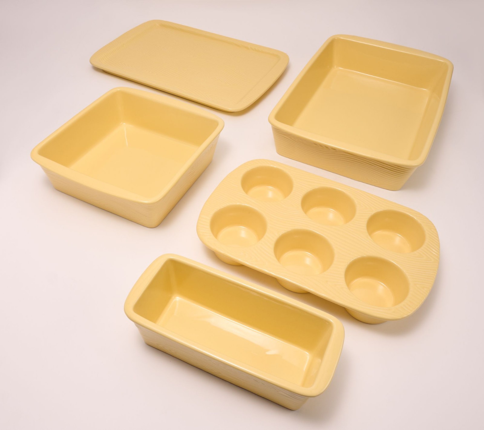 Temp-tations Woodland 5-pc Essential Nestable Bakeware Set K77358 Butter