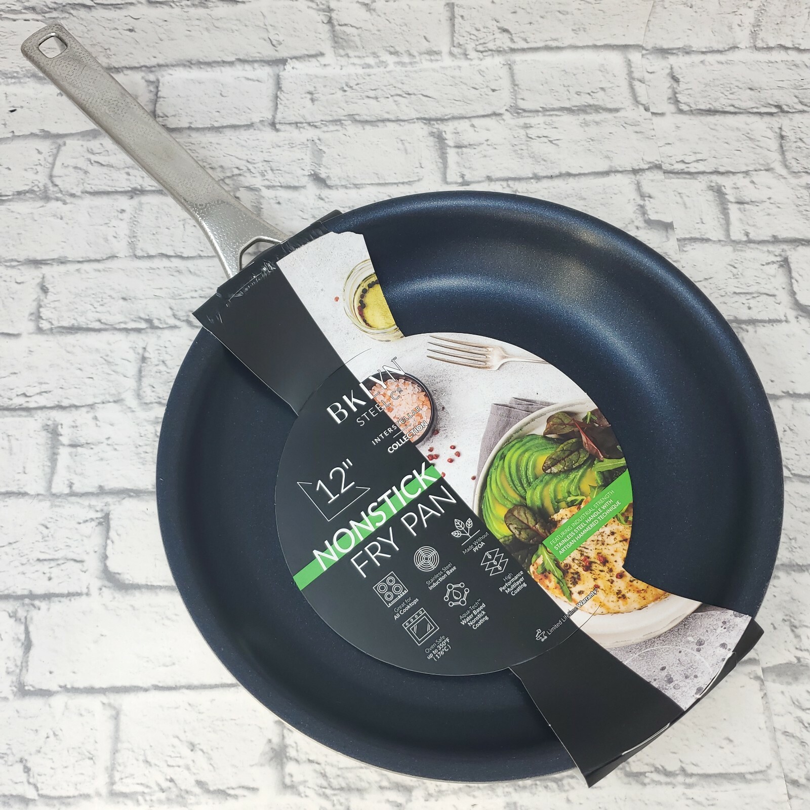 Brooklyn Steel Co. Interstellar Flared Sparkle Cookware Aluminum Fry Pan 12″