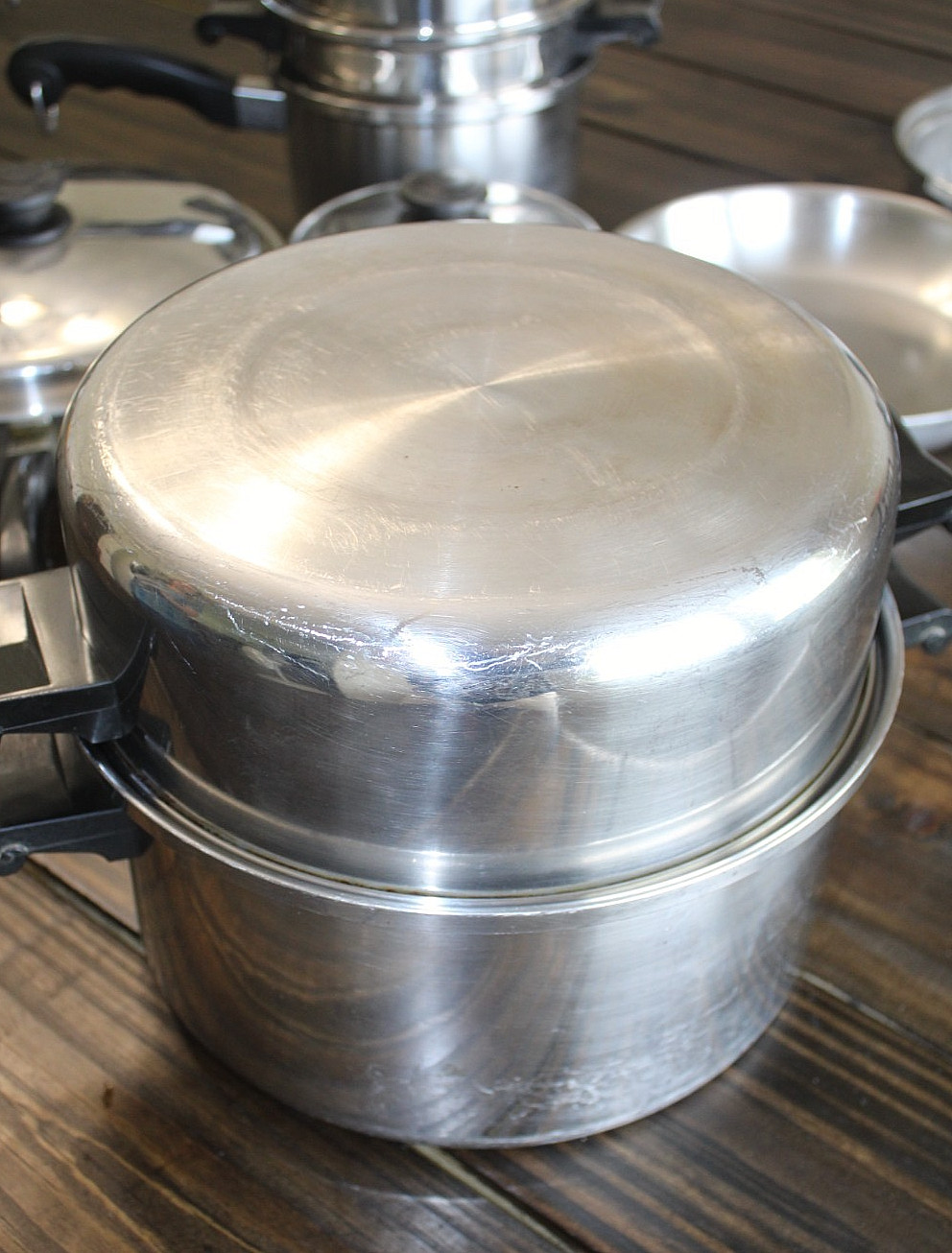 Saladmaster 13 Piece Set – T304S Stainless Steel – Vapo Cookware Pot Pan Skillet