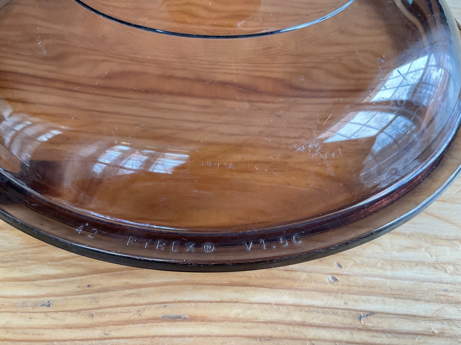 Visions France Corning Ware V-1.5 C Amber 1.5 Liter Saucepan Pot w/Pyrex Lid